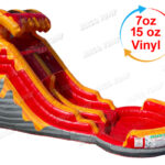 14FT Light-Commercial Volcano Water Slide