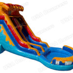 18 FT Light-Commercial Waves of Fun Water Slide