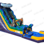 19 FT Hawaiian Wet and Dry Water Slide