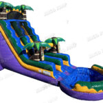 18 FT Aloha Wet and Dry Water Slide  (15 oz Vinyl)