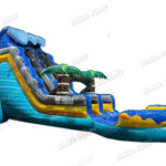 18 FT Jamaica Wave Wet and Dry Water Slide (15 oz Vinyl)