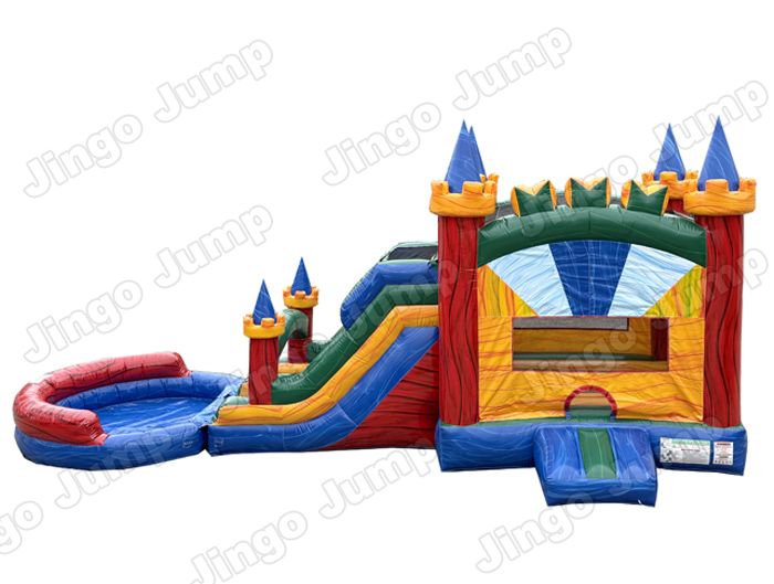 Dual_Lane_Tower_Castle_Combo_01 Dual Lane Tower Castle Combo Wet / Dry (15 oz Vinyl) - Image 1