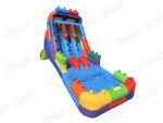 17 FT Dual Lane Brick Blaster Wet and Dry Water Slide (15 oz Vinyl) - Image 2