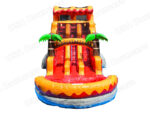 17 FT Dual Lane Volcano Wet and Dry Water Slide (15 oz Vinyl) - Image 3