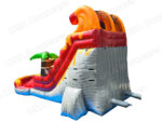 17 FT Dual Lane Volcano Wet and Dry Water Slide (15 oz Vinyl) - Image 5