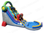 18 FT Game Zone Wet and Dry Water Slide