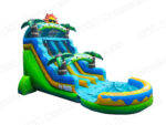 18.5 FT Dual Lane Paradise Splash Wet and Dry Water Slide - Image 2