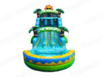 18.5 FT Dual Lane Paradise Splash Wet and Dry Water Slide - Image 3